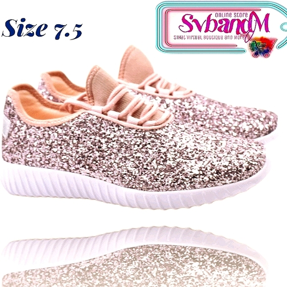 NWOB Forever young Bomb Glitter sneakers - Picture 1 of 5
